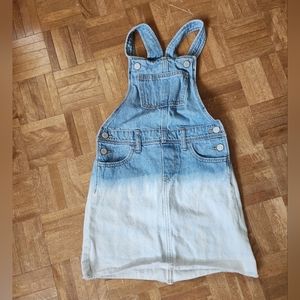 Girls old navy overall dress medium (8)